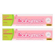 Kit 2 Pomadas Para Prevenção De Assaduras Babymed Rosa 45g