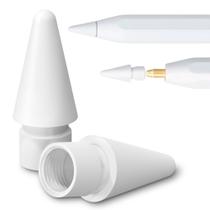 Kit 2 Pontas Extra Compatível Pencil 1 E 2 Geração