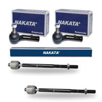 Kit 2 Ponteira Terminal Direção + 2 Barra Axial Ecosport Fiesta Nakata Kit 2 Ponteira Terminal Direção + 2 Barra Axial Ecosport Fiesta Nakata