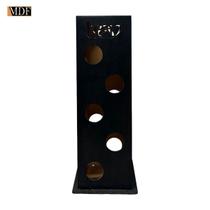 Kit 2 Porta Capsulas Café para 21 Unidade Três Corações 33x12x12 Mdf Madeira Gel Preto