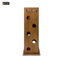 Kit 2 Porta Capsulas para 21 Unidade Nespresso 33x12x12 Mdf Madeira Gel Marrom