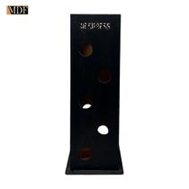 Kit 2 Porta Capsulas para 21 Unidade Nespresso 33x12x12 Mdf Madeira Gel Preto