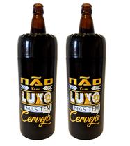 Kit 2 Porta Cervejas Litrao 1lt Cervegela Camisinha Luxo - EMPORIO CANTO DO CHURRASCO