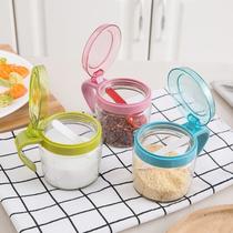 Kit 2 Porta Condimentos Com Colher 300ml de Vidro Lily