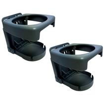 Kit 2 Porta Copos Térmico Lata Isopor Dobrável Para Cadeira Zaka Cinza - Zaka