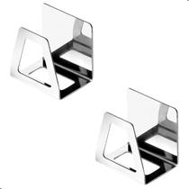 Kit 2 Porta Esponja Para Pia Cozinha Inox Adesivo U.Premium