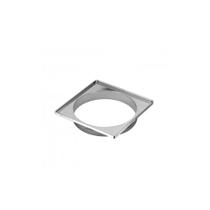 Kit 2 Porta Grelha Quadrada Cromada 150mm Caixa Sifonada