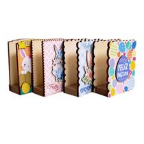 Kit 2 Porta Guardanapo Feliz Páscoa Ovinhos Mesa MDF Sortido Kit 2 Porta Guardanapo Feliz Páscoa Ovinhos Mesa MDF Sortido