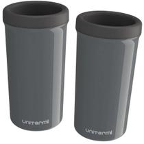 Kit 2 Porta Lata Térmico Unitermi Slim 350ml Para Cerveja Gelada Kit 2 Porta Lata Térmico Unitermi Slim 350ml Para Cerveja Gelada