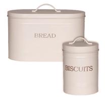 Kit 2 Porta Mantimentos Pão Biscoitos Tampa Aço 11 34cm Organização Cozinha Premium