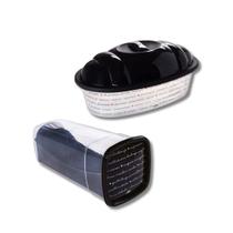 Kit 2 Porta Pão e Pão de Forma Decorado Tampa Preta Plasútil 4422 / 5610 Kit 2 Porta Pão e Pão de Forma Decorado Tampa Preta Plasútil 4422 / 5610