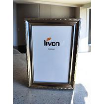 KIT 2 Porta Retrato Liso Foto 10x15, cm Quadro Moldura Metalizada Dourado ou Rose Gold Bronze