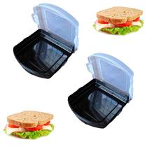 Kit 2 Porta Sanduíche Pra Misto Marmita Vasilha Sanduicheira