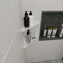 Kit 2 Porta Shampoo Sabonete Parede Banheiro Suporte Canto