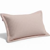 Kit 2 Porta Travesseiro Lavive Plaza Micro Percal 200 Fios Matelassê em Pastilha Costurado Capa 50 x 70cm Cor:Rosa Rosé