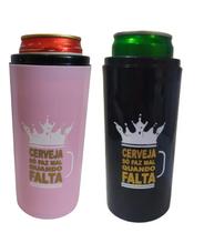 Kit 2 portas cervejas slim lata fina casal