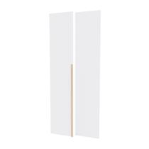 Kit 2 Portas para Guarda-roupa de Canto Reto Modular 95cm Jade CabeCasa MadeiraOriginals Branco Kit 2 Portas para Guarda-roupa de Canto Reto Modular 95cm Jade CabeCasa MadeiraOriginals Branco