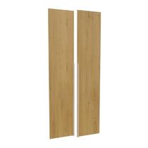 Kit 2 Portas para Guarda-roupa Modular 80cm Jade Cabecasa Madeiramadeira Avelã
