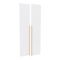 Kit 2 Portas para Guarda-roupa Modular 80cm Jade CabeCasa MadeiraOriginals Branco