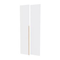 Kit 2 Portas para Guarda-Roupa Modular 95cm Jade CabeCasa MadeiraOriginals Branco/Fosco