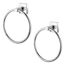 Kit 2 Portas Toalha Argola Trip Cromado Docol 90007638006