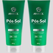 Kit 2 Pós-Sol Gel Hidratantes Anasol 200g