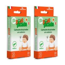 Kit 2 Post Picada Adesivo Calmante Picada Coceira Pernilongo - Babydeas