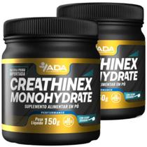 Kit 2 Pote Creathinex Monohydrate 300g Creatina Monohidratada Pré Treino Força Ganho Massa Muscular