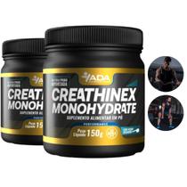 Kit 2 Pote Creathinex Monohydrate 300g Creatina Monohidratada Pré Treino Força Ganho Massa Muscular