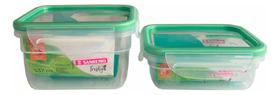 Kit 2 Pote Hermético 537ml 330ml Com Travas Freshy Sanremo Kit 2 Pote Hermético 537ml 330ml Com Travas Freshy Sanremo