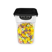 Kit 2 Pote Hermético Acrílico Tampa com Trava Quadrado Porta Mantimento 2 L