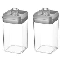 Kit 2 Pote Hermético De Alimentos Multiuso C/ trava 2,3L