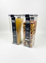 Kit 2 Pote Hermético Mantimentos Slim 2,15 Litros