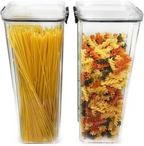 Kit 2 Pote Hermético Tampa Acrílico Porta Mantimento Arroz 2,15 L com Trava Lateral Kit 2 Pote Hermético Tampa Acrílico Porta Mantimento Arroz 2,15 L com Trava Lateral