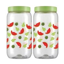 Kit 2 Pote Mantimentos Grande Organizador Multiuso Tampa De Rosca 2,7 Litros Kit 2 Pote Mantimentos Grande Organizador Multiuso Tampa De Rosca 2,7 Litros