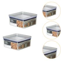 Kit 2 Pote Para Alimentos Tampa Hermética Lumini 1.060ML