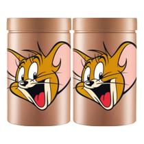 Kit 2 Pote Plastico Decorado 1,5LT Multiuso Porta Mantimentos Objetos Personagens