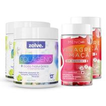 Kit 2 Pote Skin Colágeno Verisol Lim + Gummy Vinagre de Maça
