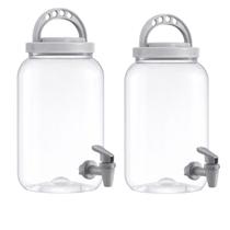 Kit 2 Pote Suqueira 3,6L com Alça Multiuso Pote Lavandeira Produto de Limpeza - Kit 2 Pote Suqueira 3,6L com Alça Multiuso Pote Lavandeira Produto de Limpeza -