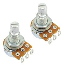 KIT 2 Potenciometro ALPHA A 250K LOG base 16 mm Eixo LONGO