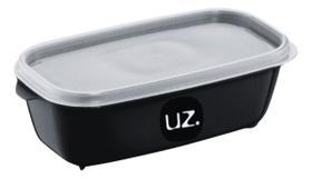 Kit 2 Potes 0,5L Uz com Tampa Freezer e Micro-ondas