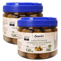 Kit 2 Potes Azeitona Verde Inteira Di Salerno 700g Selecionadas Sabor Tradicional Kit 2 Potes Azeitona Verde Inteira Di Salerno 700g Selecionadas Sabor Tradicional