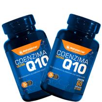 Kit 2 Potes Coenzima Q10 Suplemento Alimentar Natural Pura 120 Cápsulas Ubiquinona Vitamina COQ-10 Natunéctar
