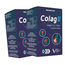 Kit 2 Potes Colágeno Tipo 2 Suplemento Alimentar Natural Vitamina Natunectar 120 Capsulas Rápida Absorção Premium Kit 2 Potes Colágeno Tipo 2 Suplemento Alimentar Natural Vitamina Natunectar 120 Capsulas Rápida Absorção Premium