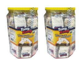 Kit 2 Potes Com 20Un Doce Torrone Com Amendoim Festa Junina