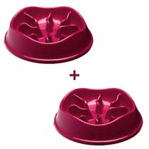Kit 2 Potes Comedor Interativo Lento Cachorro Pet 350ML Kit 2 Potes Comedor Interativo Lento Cachorro Pet 350ML