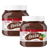 Kit 2 Potes Creme de Avelã com Cacau Tipo Nutella Members Mark 750g Importado Cremoso