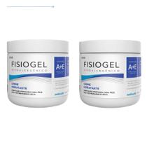 Kit 2 potes Creme Hidratante Corporal Fisiogel Hipoalergênico 450G - Medihealth