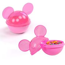 Kit 2 Potes de Lembrança Festa Infantil Aniversário Minnie