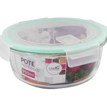 Kit 2 Potes de Vidro 950ml Tampa Hermética